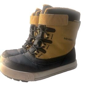 Merrell unisex child Snow Storm waterproof boots Size 13